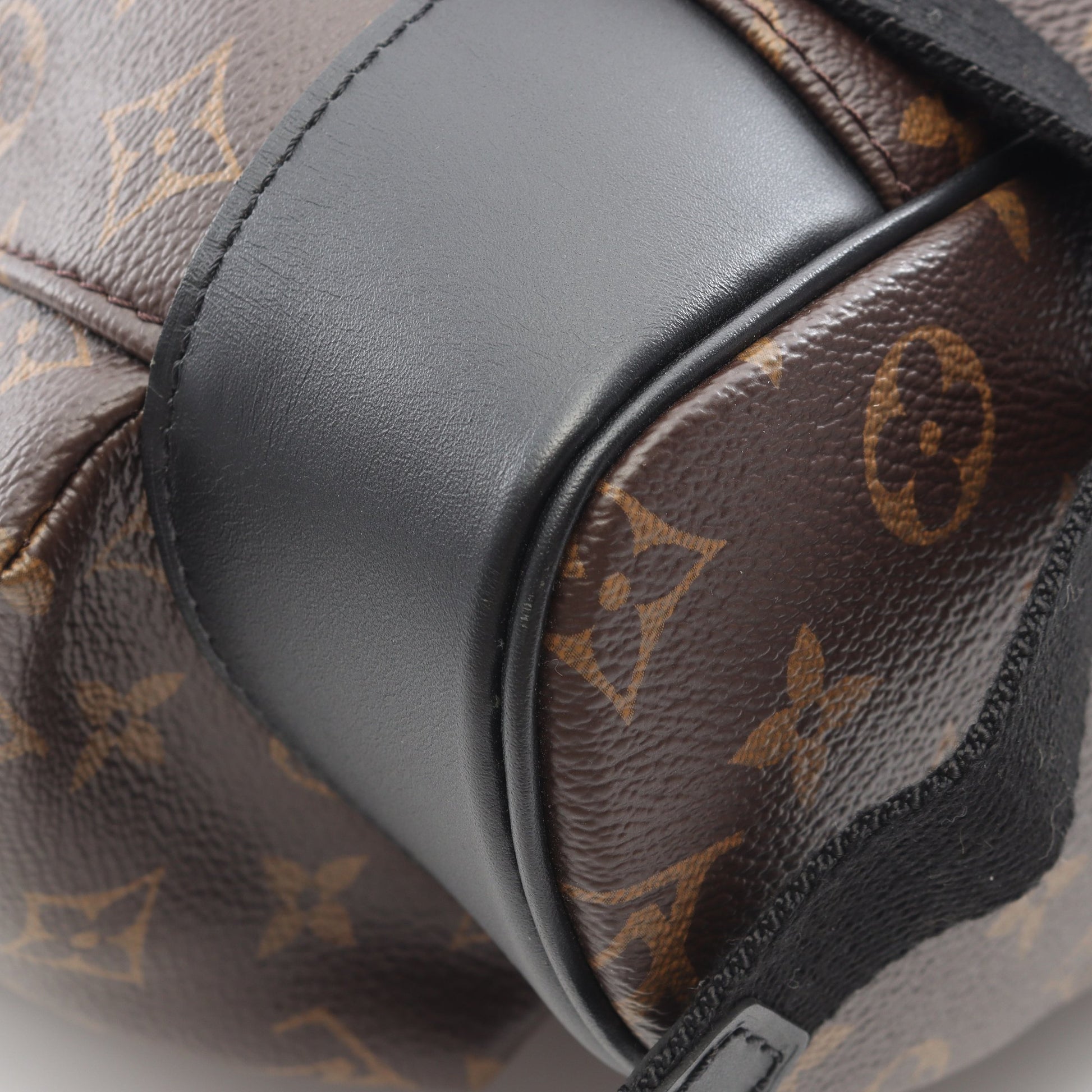 クリストファー MM モノグラムマカサー バックパック リュックサック PVC レザー ブラウン ブラック ルイヴィトン バッグ LOUIS VUITTON