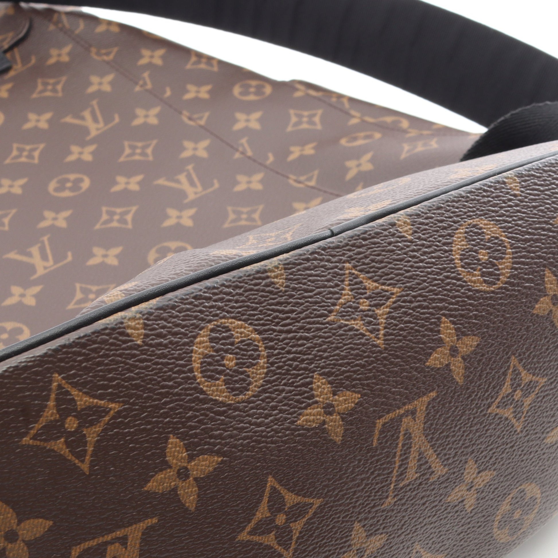 クリストファー MM モノグラムマカサー バックパック リュックサック PVC レザー ブラウン ブラック ルイヴィトン バッグ LOUIS VUITTON