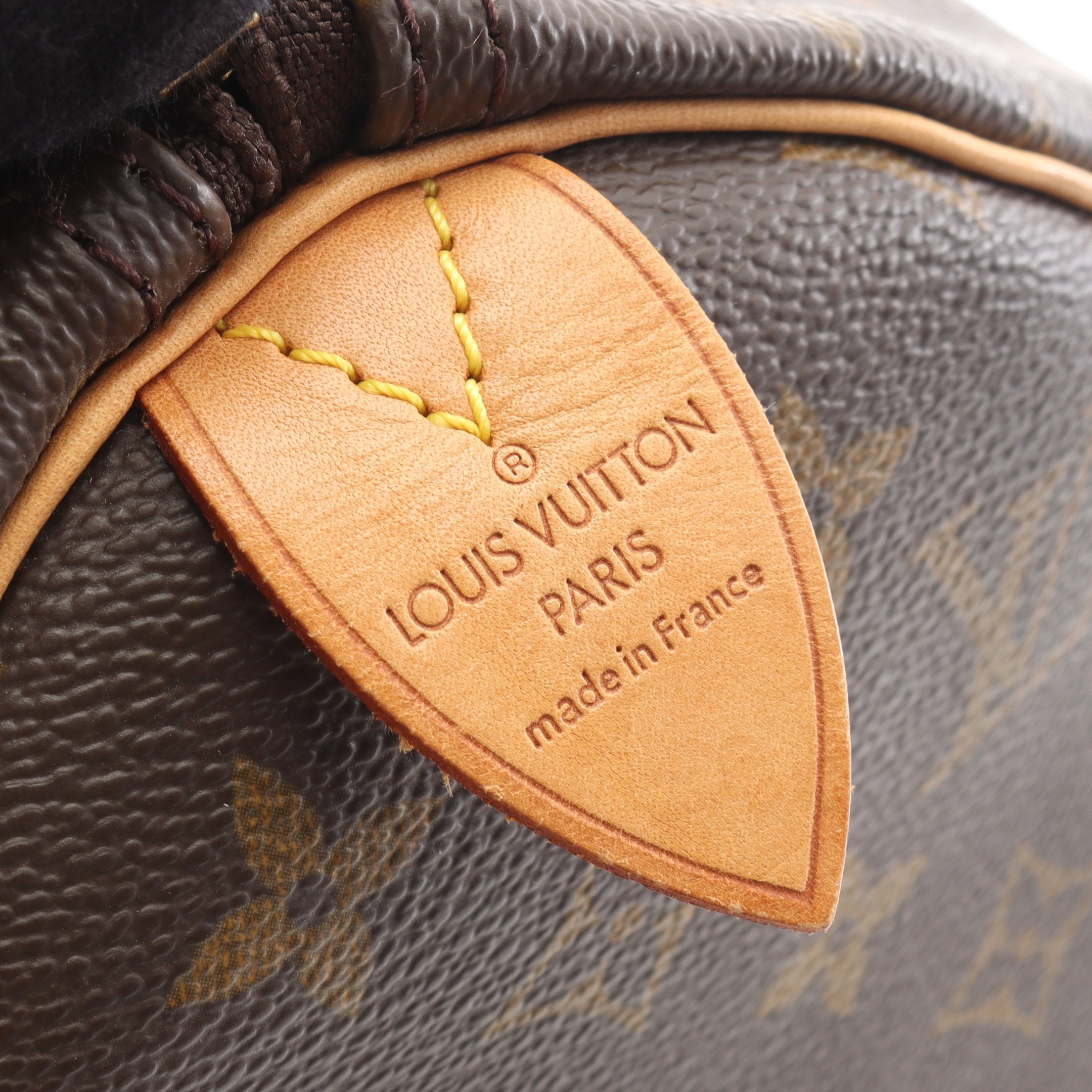 キーポル45 モノグラム ボストンバッグ PVC レザー ブラウン ルイ