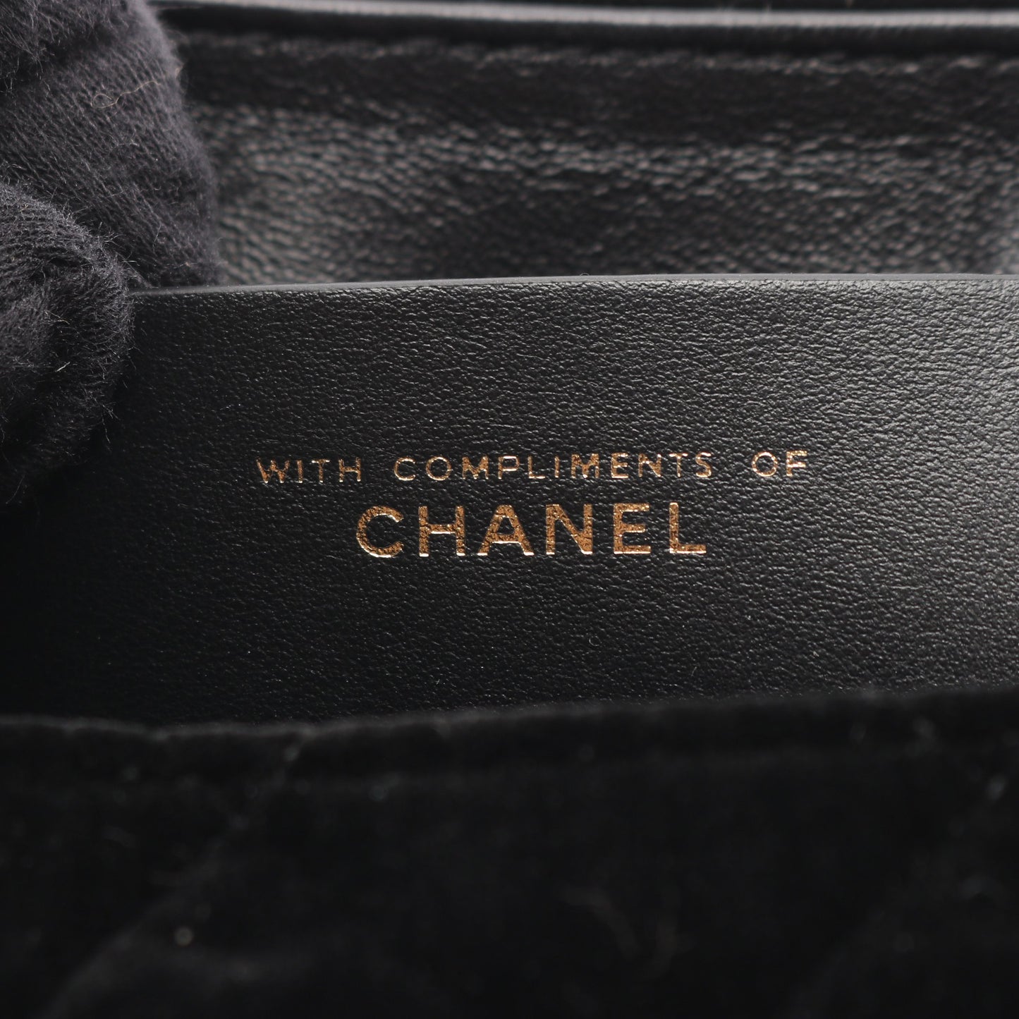 マトラッセ チェーンショルダーバッグ ベロア ブラック ゴールド金具 2WAY シャネル バッグ CHANEL