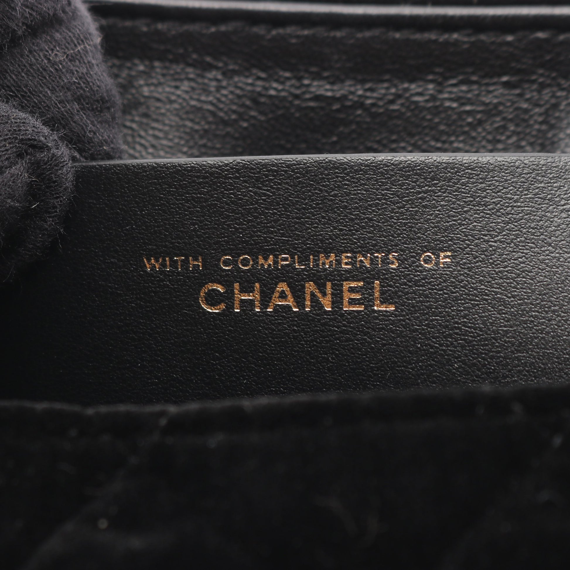 マトラッセ チェーンショルダーバッグ ベロア ブラック ゴールド金具 2WAY シャネル バッグ CHANEL