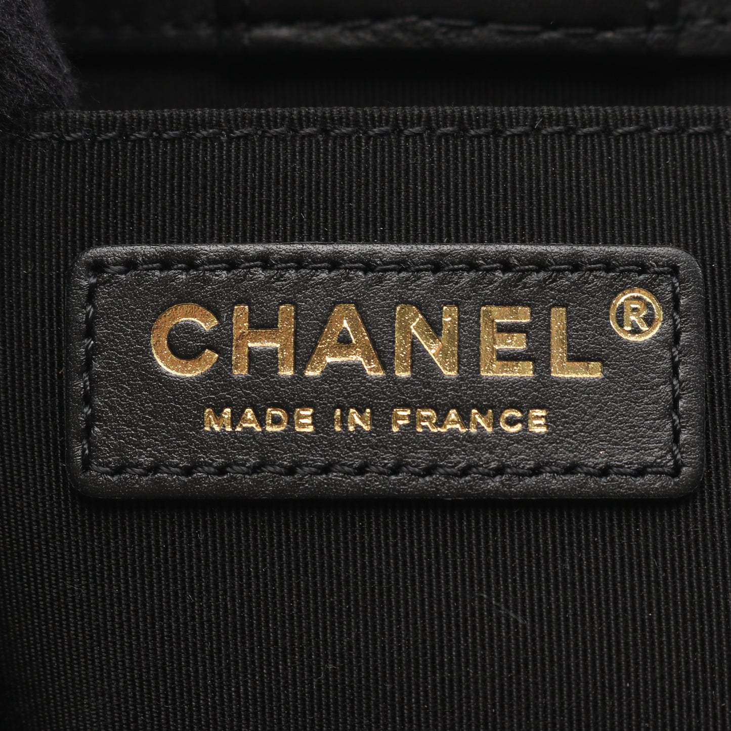 マトラッセ ココマーク チェーンショルダーバッグ ラムスキン ブラック ゴールド金具 シャネル バッグ CHANEL