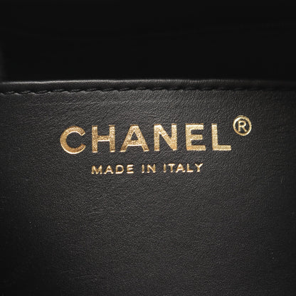 マトラッセ バニティバッグ チェーンショルダーバッグ キャビアスキン ブラック ゴールド金具 シャネル バッグ CHANEL