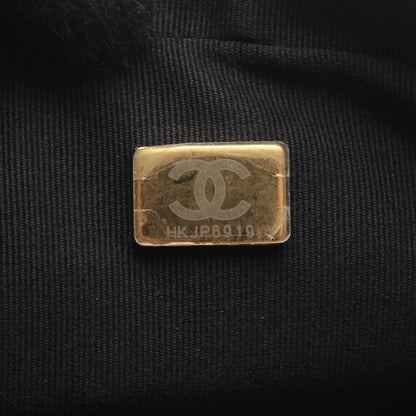 マトラッセ バニティバッグ チェーンショルダーバッグ キャビアスキン ブラック ゴールド金具 シャネル バッグ CHANEL