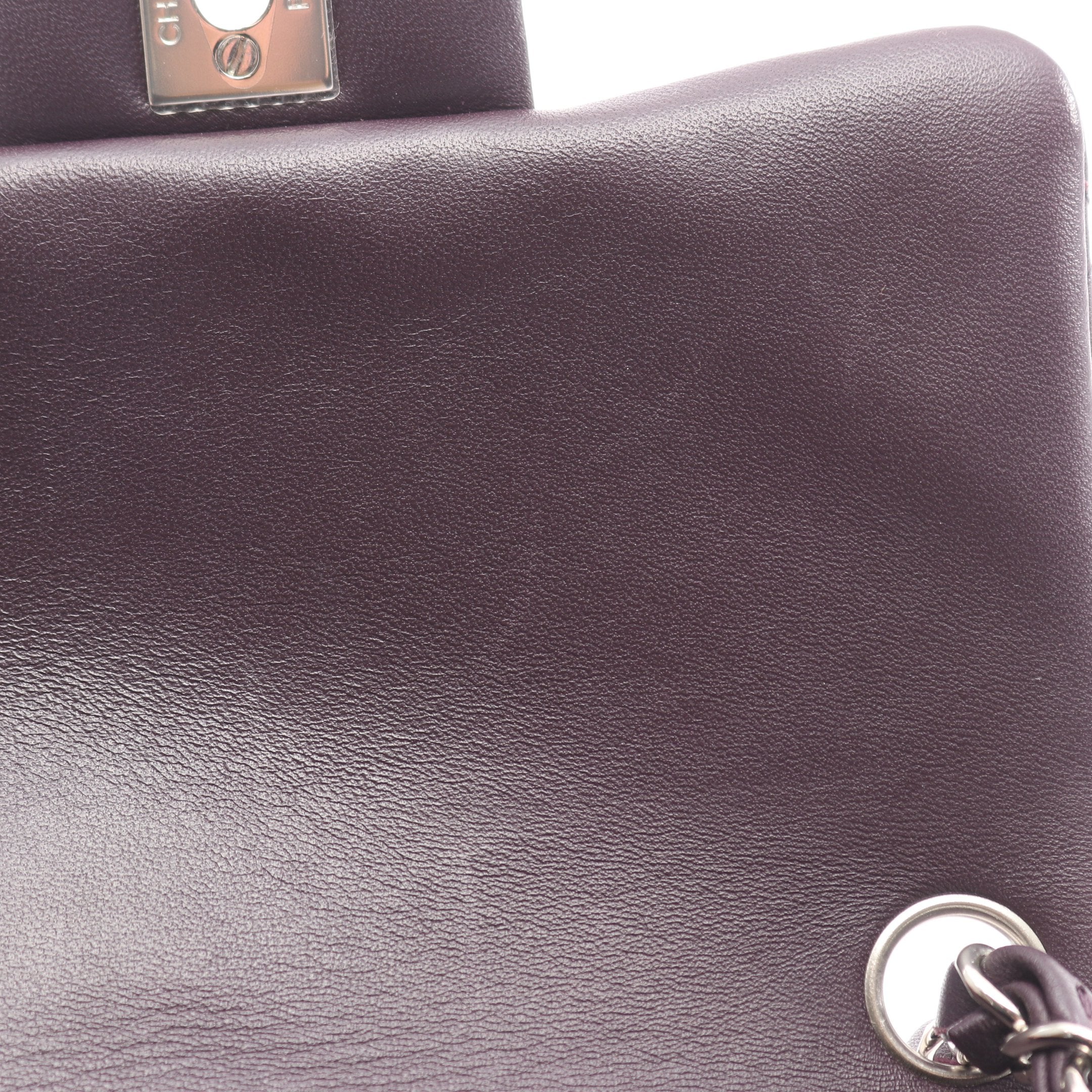 ミニマトラッセ チェーンショルダーバッグ ラムスキン ダークブラウン