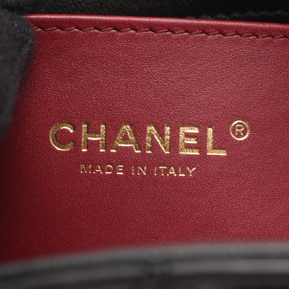 マトラッセ チェーンショルダーバッグ レザー ブラック ゴールド金具 シャネル バッグ CHANEL