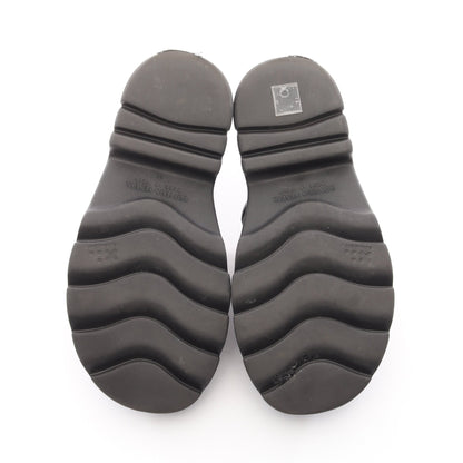 FLASH サンダル サンダル レザー ナイロン ブラック ボッテガヴェネタ シューズ BOTTEGA VENETA