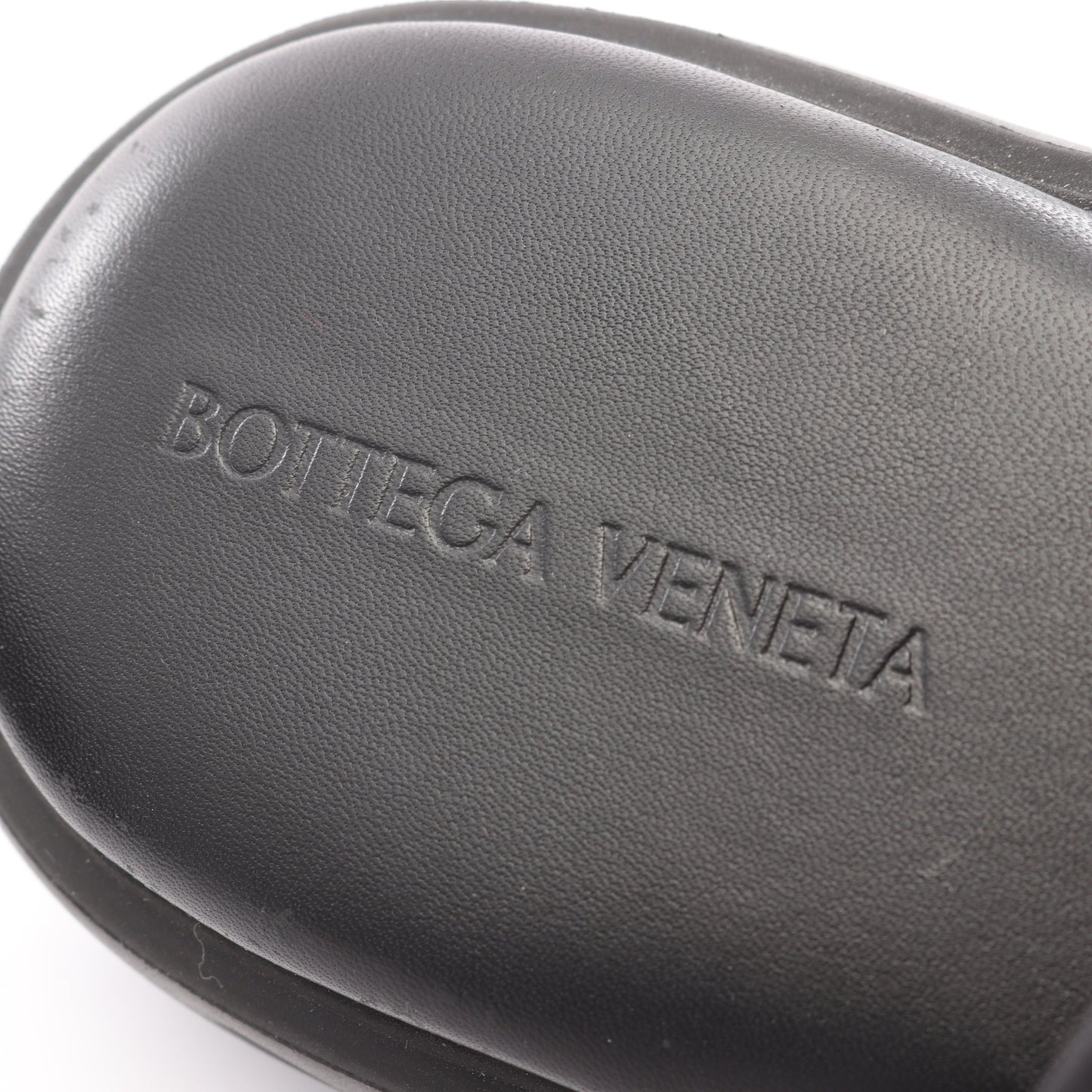 FLASH サンダル サンダル レザー ナイロン ブラック ボッテガヴェネタ シューズ BOTTEGA VENETA