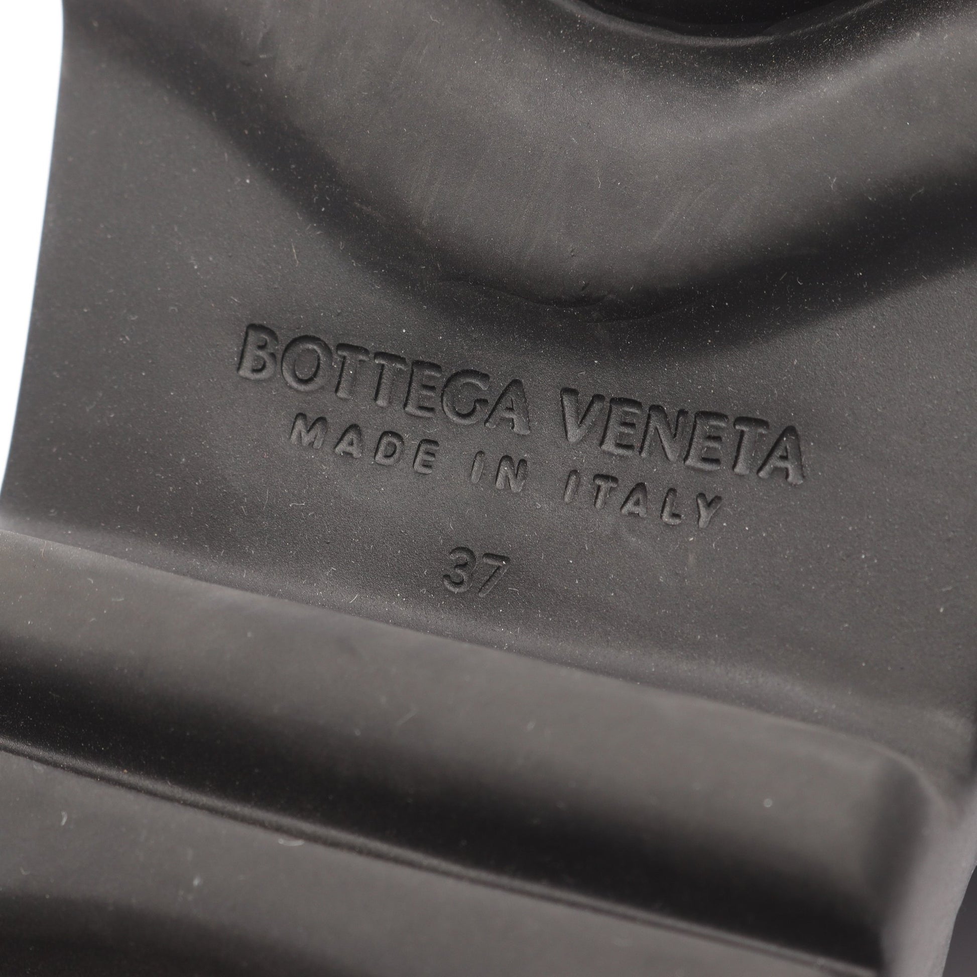 FLASH サンダル サンダル レザー ナイロン ブラック ボッテガヴェネタ シューズ BOTTEGA VENETA