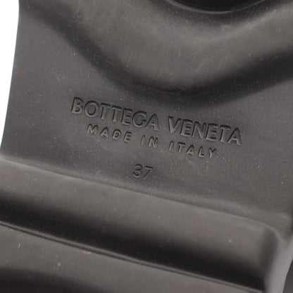 FLASH サンダル サンダル レザー ナイロン ブラック ボッテガヴェネタ シューズ BOTTEGA VENETA