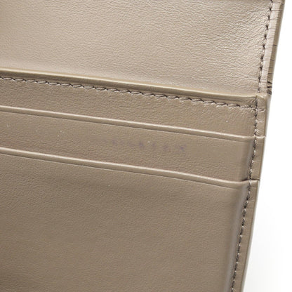 スモール トリフォールドウォレット 三つ折り財布 レザー グレーベージュ セリーヌ 財布・小物 CELINE