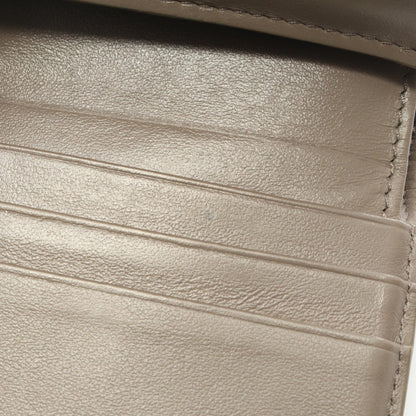 スモール トリフォールドウォレット 三つ折り財布 レザー グレーベージュ セリーヌ 財布・小物 CELINE