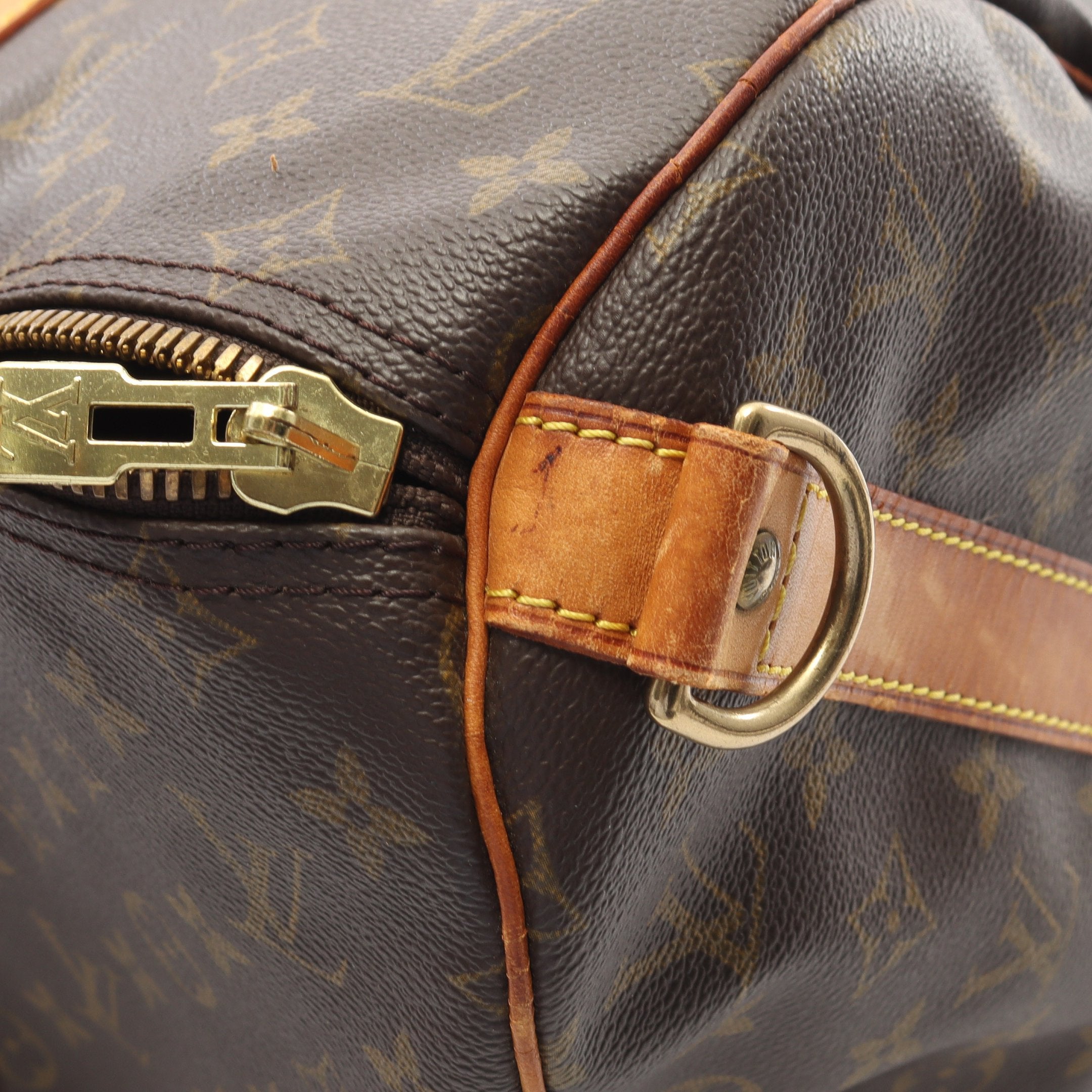 キーポル バンドリエール45 モノグラム ボストンバッグ PVC レザー