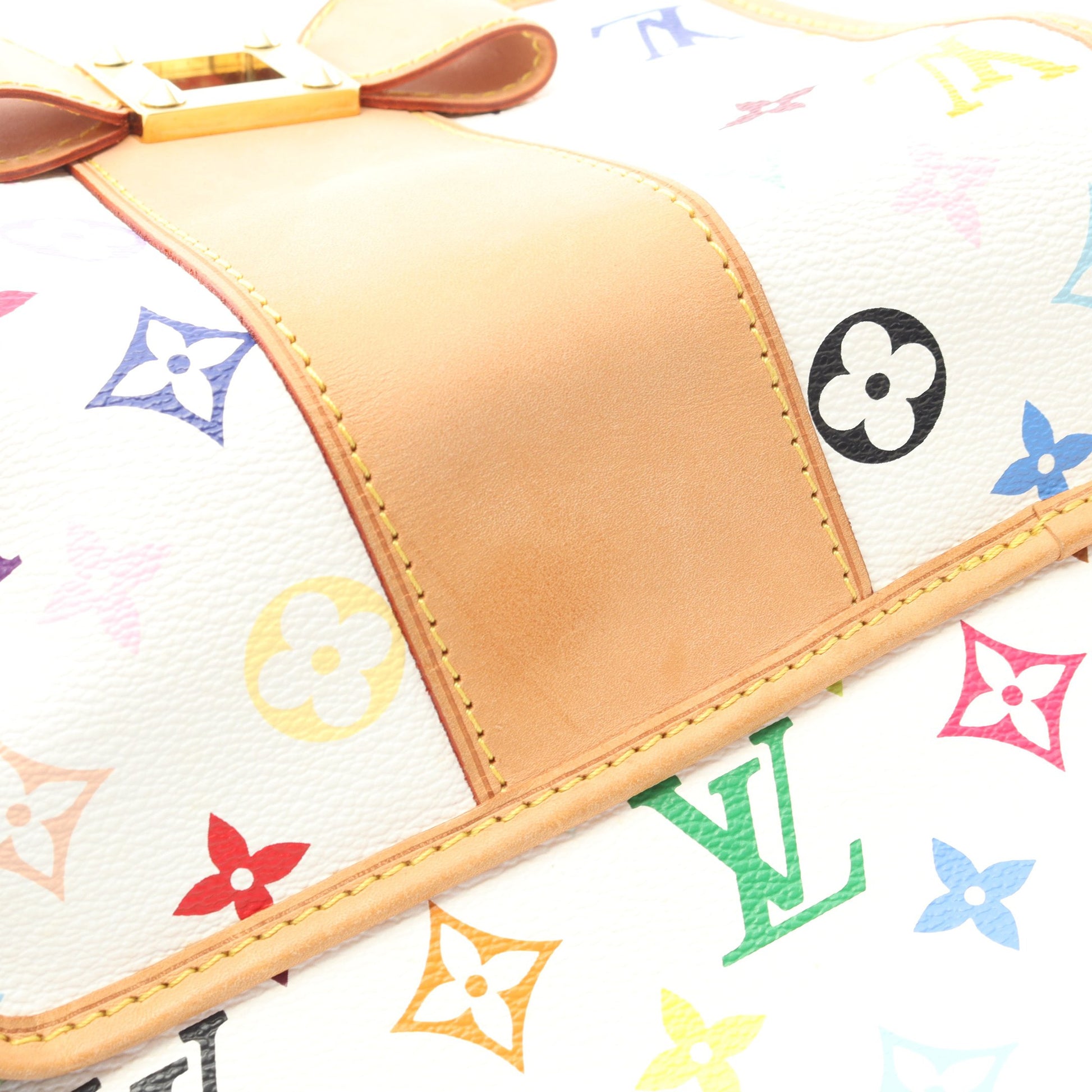 パティ モノグラムマルチカラー ブロン チェーンショルダーバッグ PVC レザー ホワイト ルイヴィトン バッグ LOUIS VUITTON