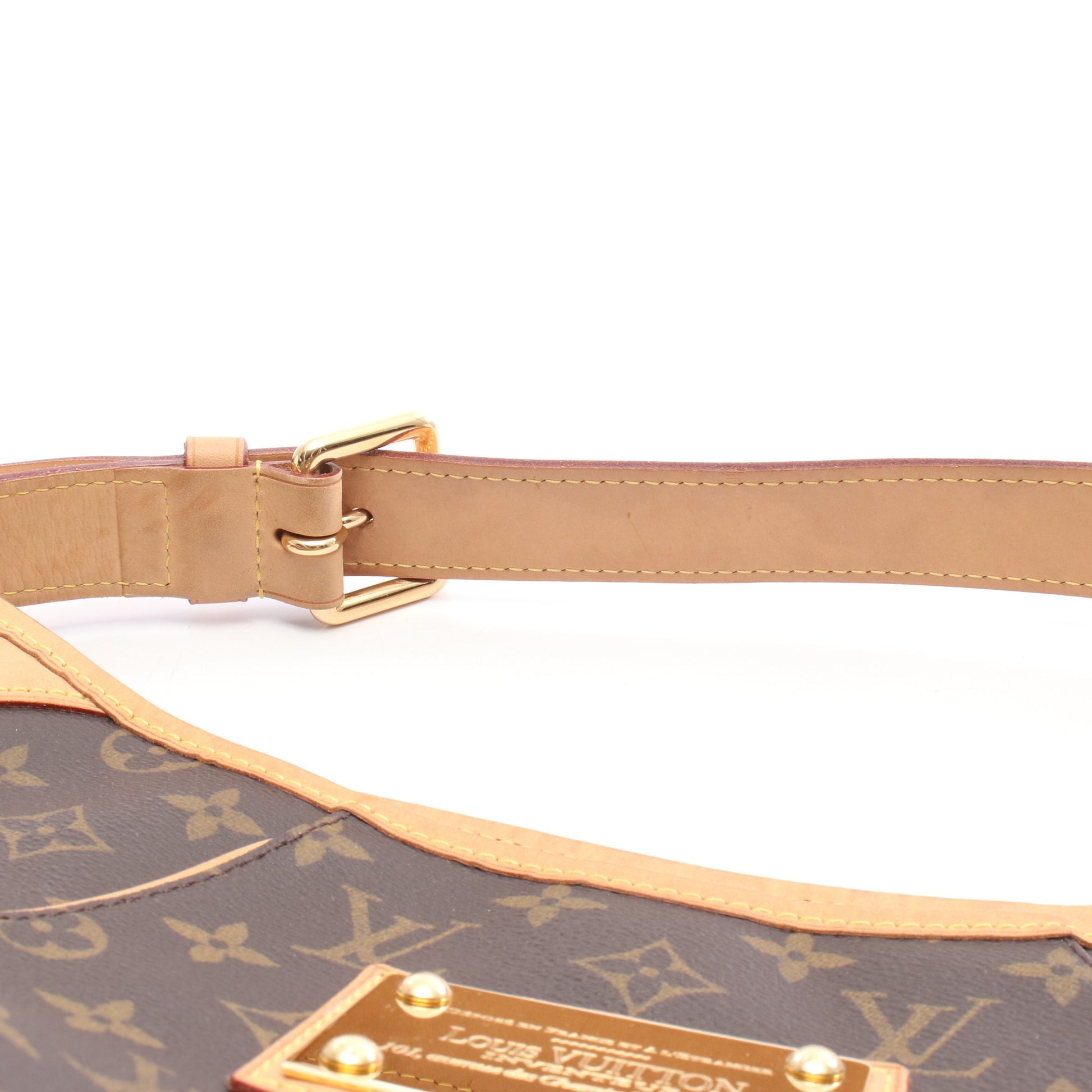 ガリエラPM モノグラム ワンショルダーバッグ PVC レザー ブラウン ルイヴィトン バッグ LOUIS VUITTON