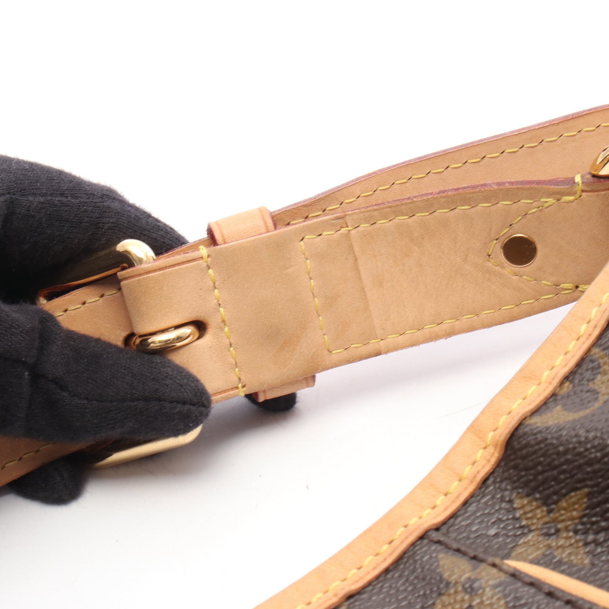 ガリエラPM モノグラム ワンショルダーバッグ PVC レザー ブラウン ルイヴィトン バッグ LOUIS VUITTON