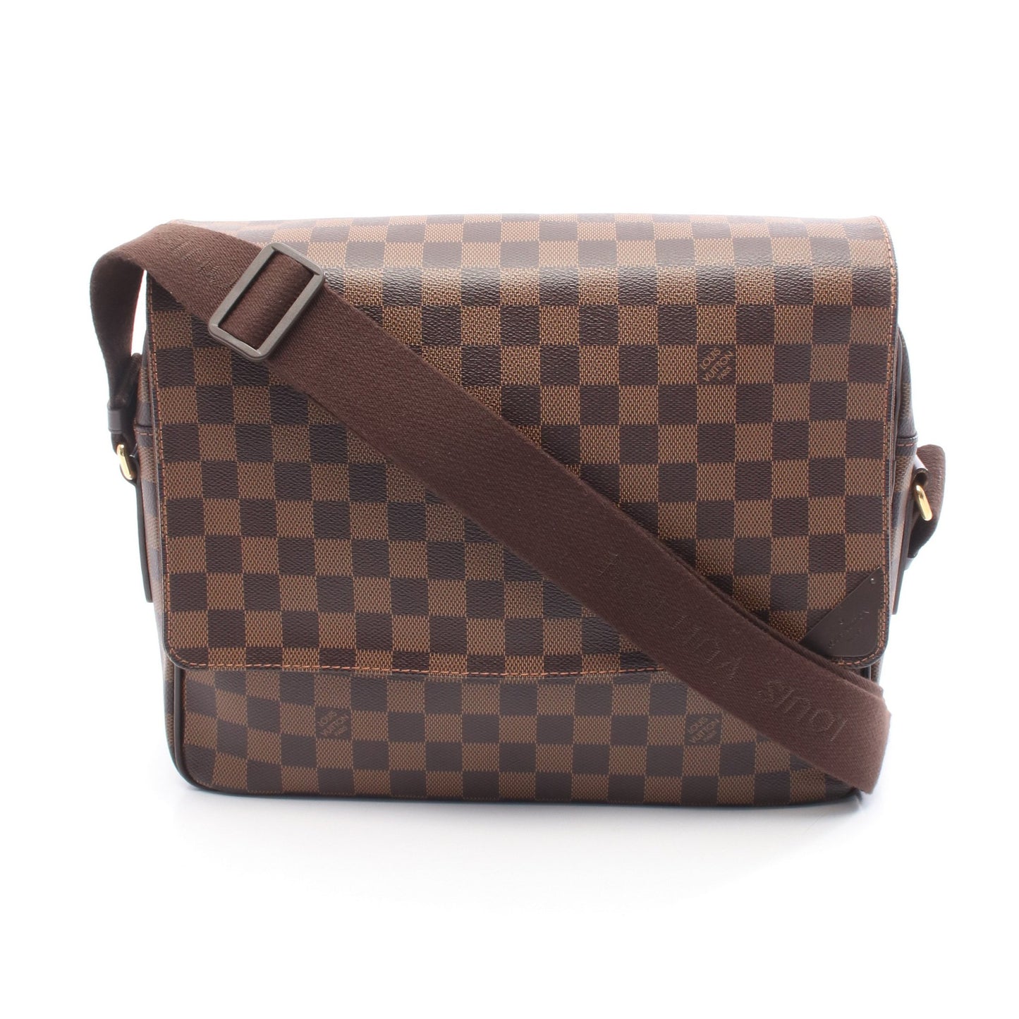 シェルトンMM ダミエエベヌ ショルダーバッグ PVC レザー ブラウン ルイヴィトン バッグ LOUIS VUITTON