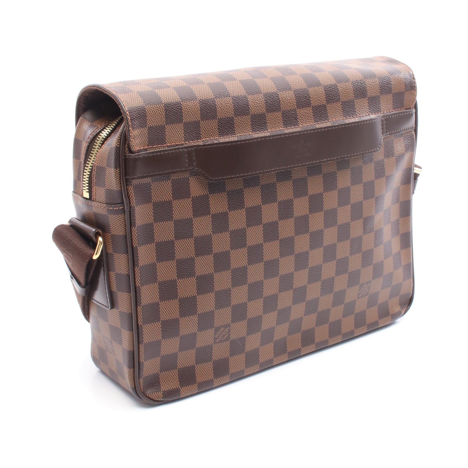 シェルトンMM ダミエエベヌ ショルダーバッグ PVC レザー ブラウン ルイヴィトン バッグ LOUIS VUITTON