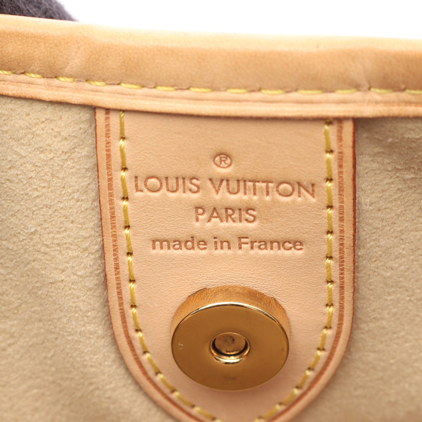 ガリエラPM ダミエアズール ワンショルダーバッグ PVC レザー ホワイト ルイヴィトン バッグ LOUIS VUITTON
