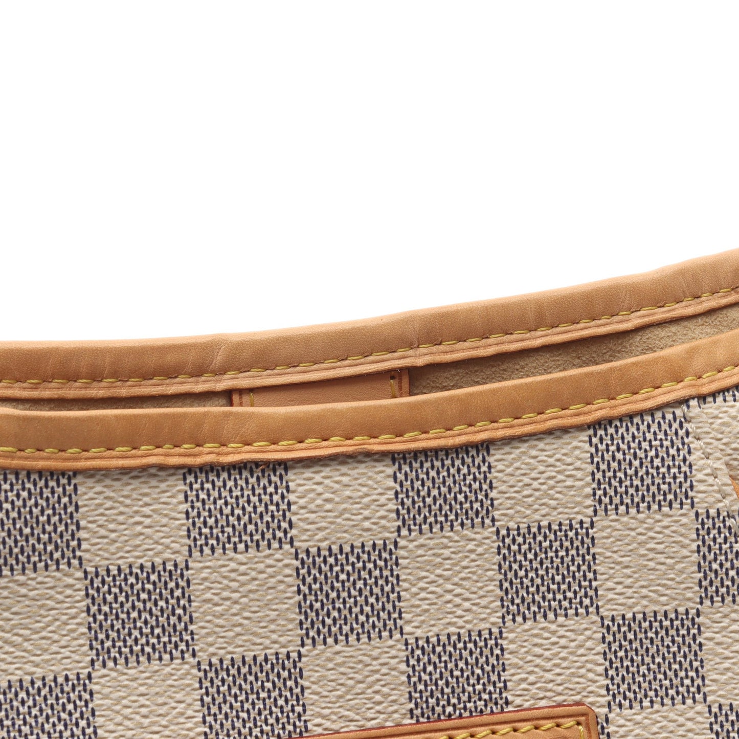 ガリエラPM ダミエアズール ワンショルダーバッグ PVC レザー ホワイト ルイヴィトン バッグ LOUIS VUITTON