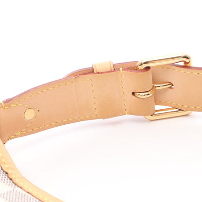 ガリエラPM ダミエアズール ワンショルダーバッグ PVC レザー ホワイト ルイヴィトン バッグ LOUIS VUITTON