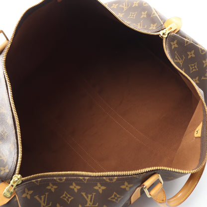 キーポル55 モノグラム ボストンバッグ PVC レザー ブラウン ルイヴィトン バッグ LOUIS VUITTON