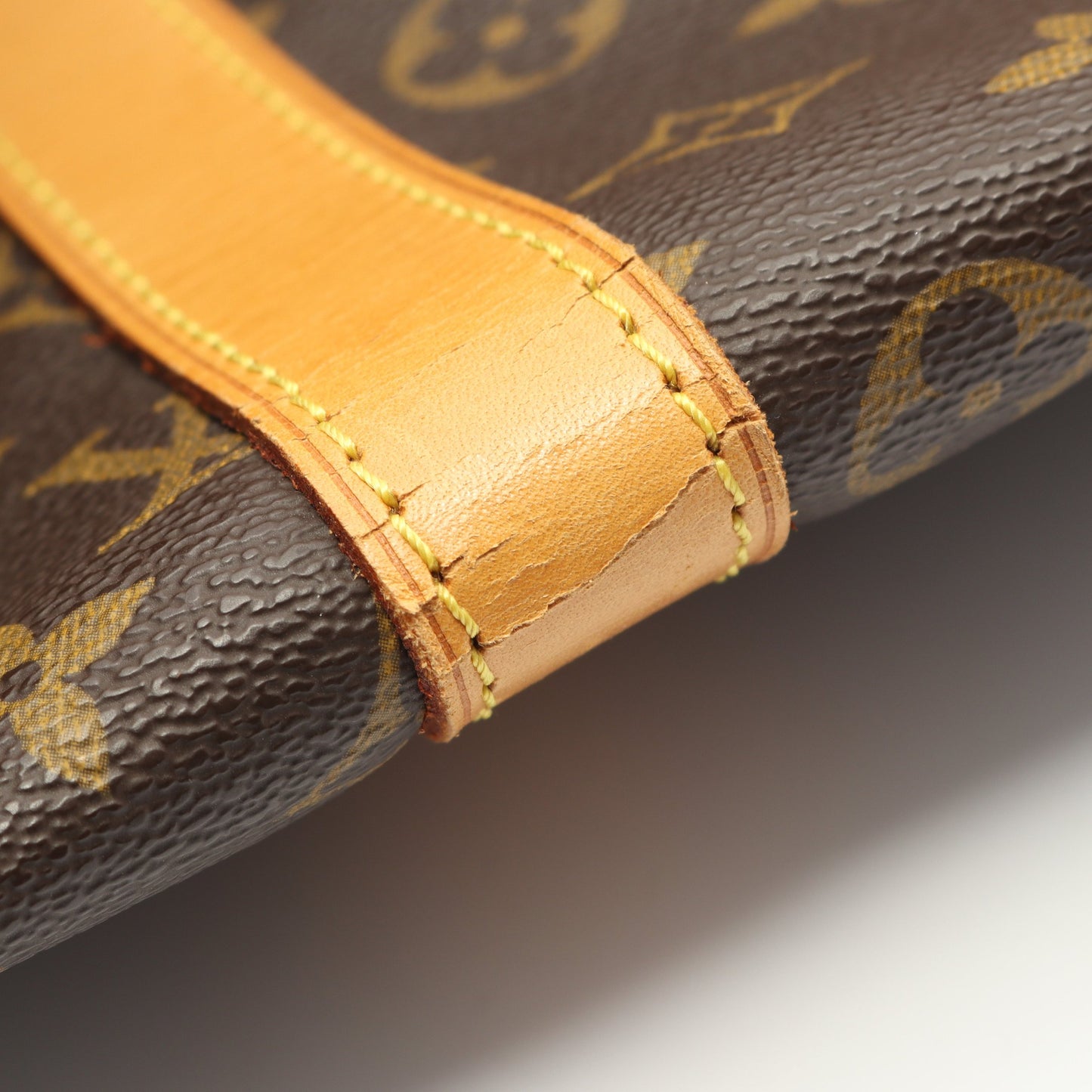 キーポル55 モノグラム ボストンバッグ PVC レザー ブラウン ルイヴィトン バッグ LOUIS VUITTON