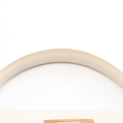 ケリー32 ハンドバッグ エバーカラー ホワイト ゴールド金具 内縫い 2WAY ○Z刻印 エルメス バッグ HERMES