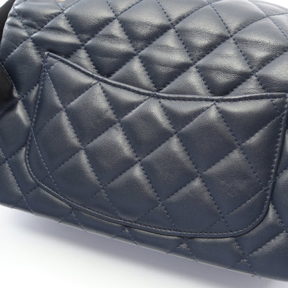 ミニマトラッセ20 チェーンショルダーバッグ ラムスキン ネイビー ゴールド金具 シャネル バッグ CHANEL