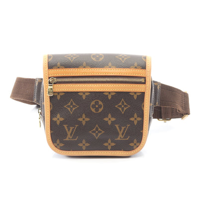 バムバッグ ボスフォール モノグラム ボディバッグ ウエストバッグ PVC レザー ブラウン ルイヴィトン バッグ LOUIS VUITTON