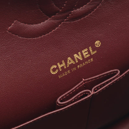 マトラッセ Wフラップ Wチェーンショルダーバッグ キャビアスキン ブラック ゴールド金具 シャネル バッグ CHANEL