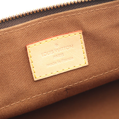 ポパンクール ロン モノグラム ショルダーバッグ PVC レザー ブラウン ルイヴィトン バッグ LOUIS VUITTON