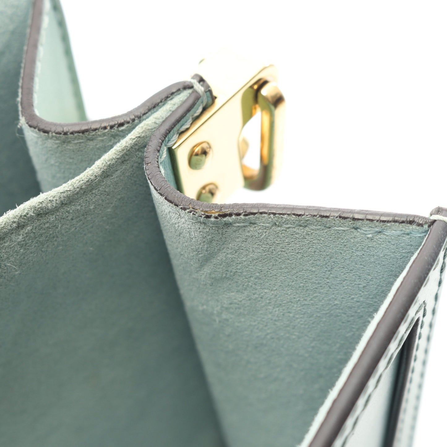 ドーフィーヌ MINI ショルダーバッグ レザー エメラルドグリーン ルイヴィトン バッグ LOUIS VUITTON