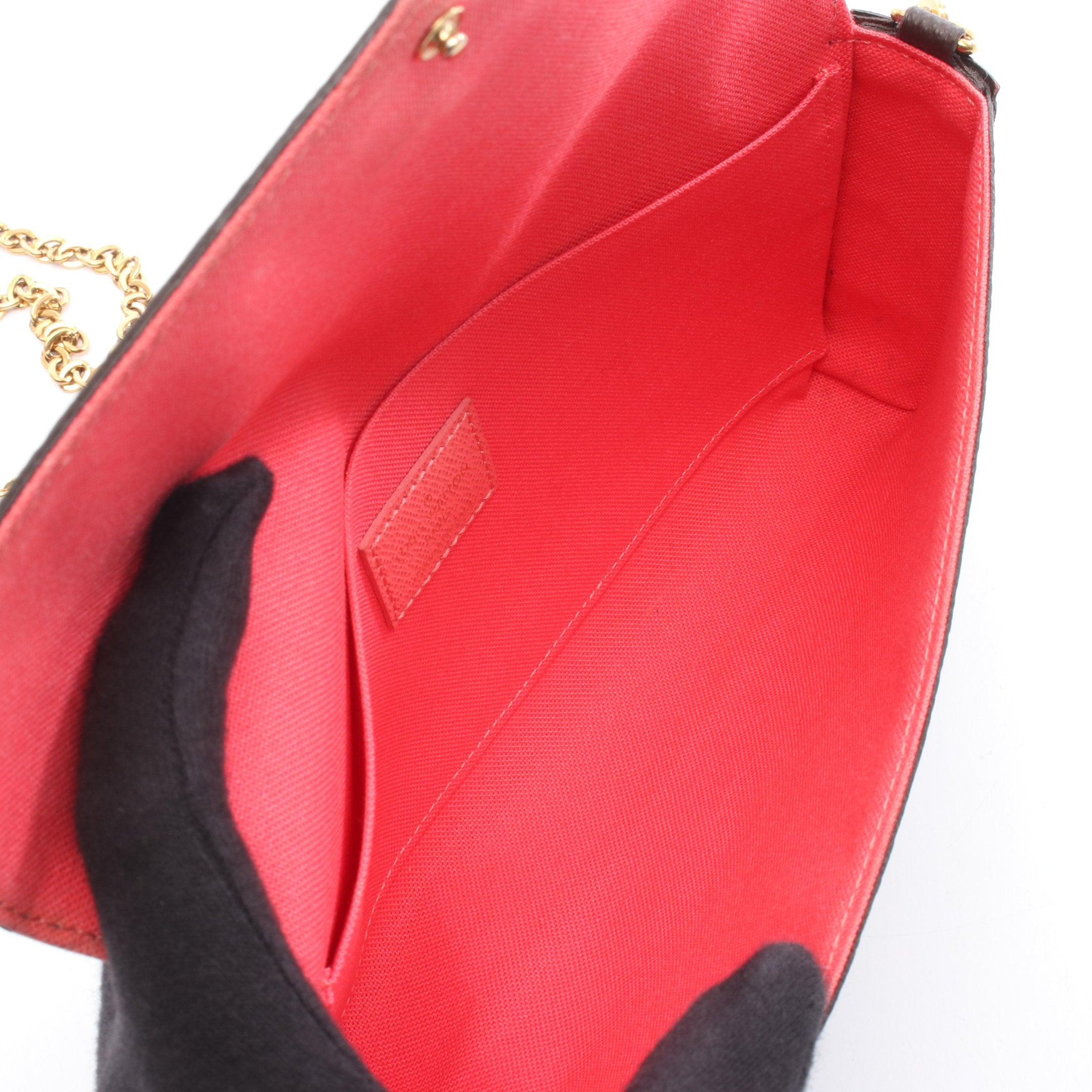 ポシェットフェリシー ハッピーバード モノグラム チェーンショルダー