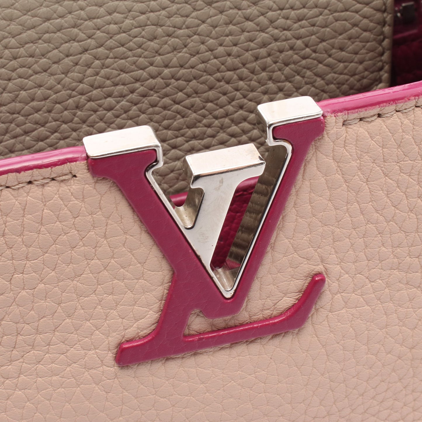 カプシーヌBB ハンドバッグ レザー ライトピンク グレーベージュ ボルドー 2WAY ルイヴィトン バッグ LOUIS VUITTON