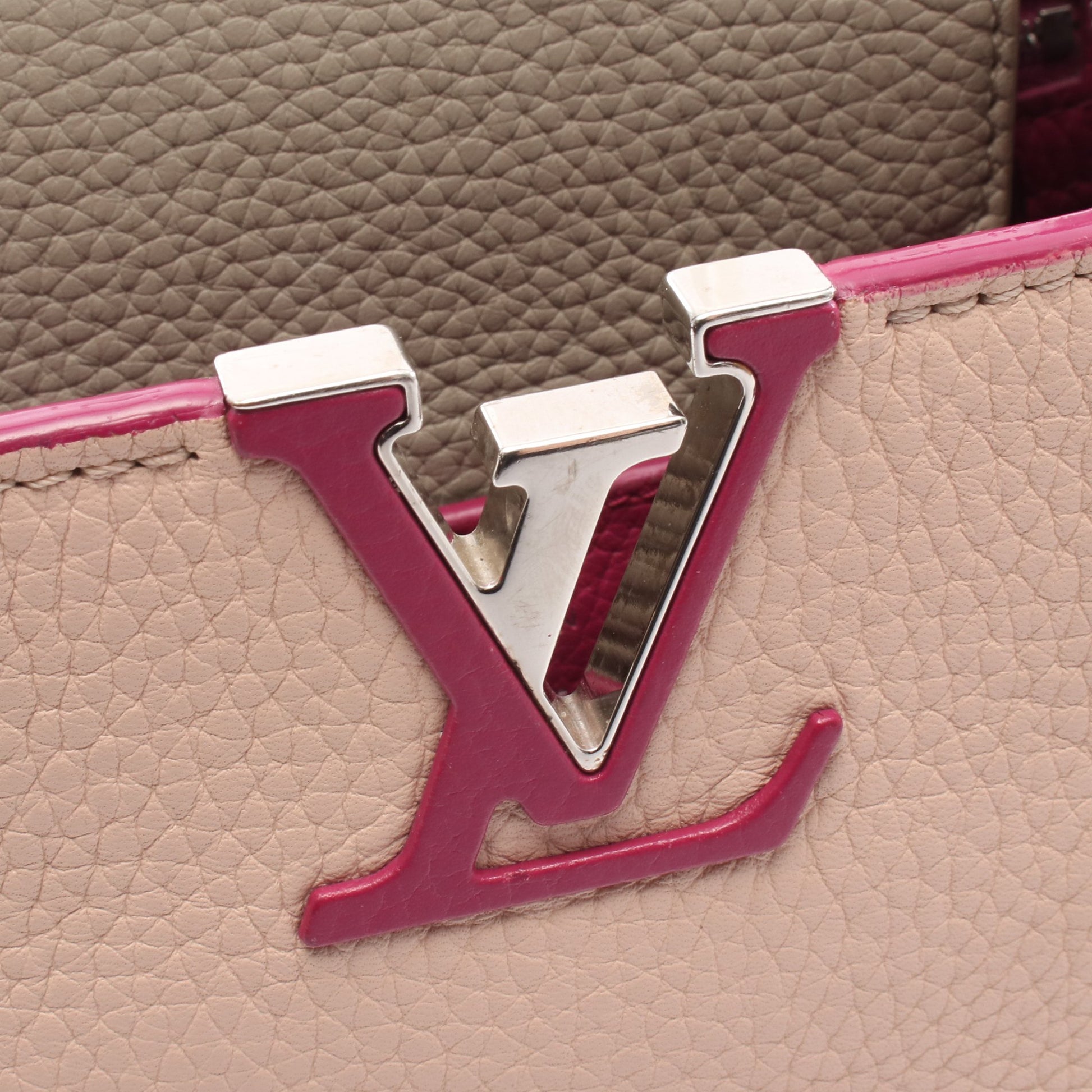 カプシーヌBB ハンドバッグ レザー ライトピンク グレーベージュ ボルドー 2WAY ルイヴィトン バッグ LOUIS VUITTON