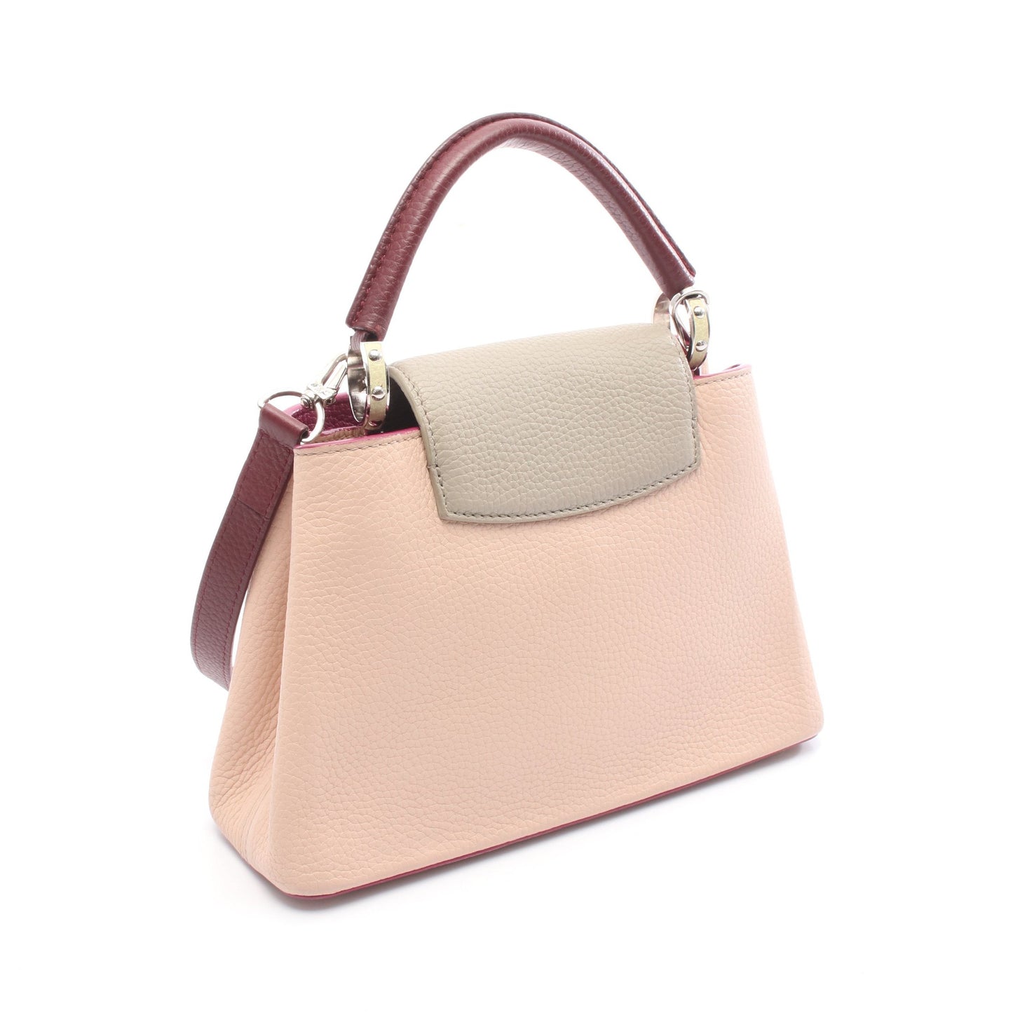 カプシーヌBB ハンドバッグ レザー ライトピンク グレーベージュ ボルドー 2WAY ルイヴィトン バッグ LOUIS VUITTON