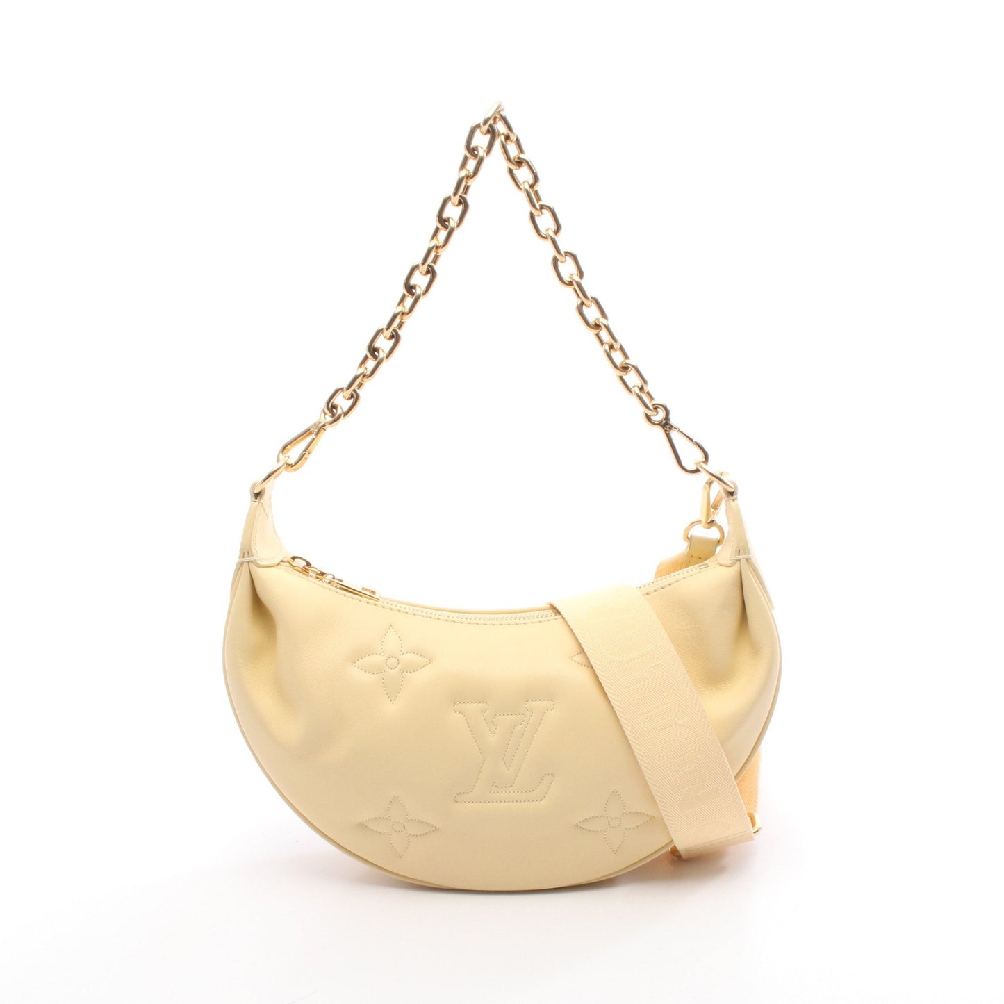 オーバー ザ ムーン バブルグラム バナナ チェーンハンドバッグ レザー ライトイエロー ルイヴィトン バッグ LOUIS VUITTON