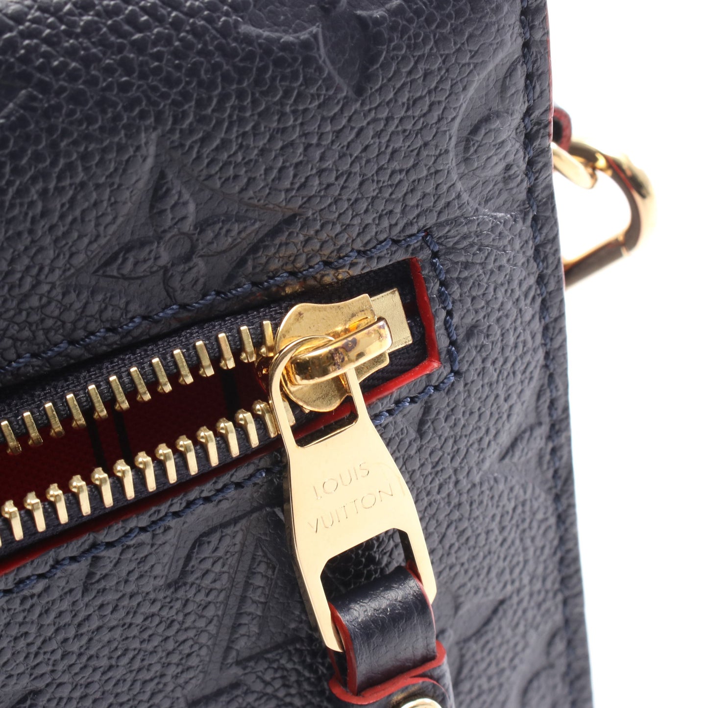 ポシェット メティス モノグラムアンプラント マリーヌルージュ ハンドバッグ レザー ネイビー 2WAY ルイヴィトン バッグ LOUIS VUITTON