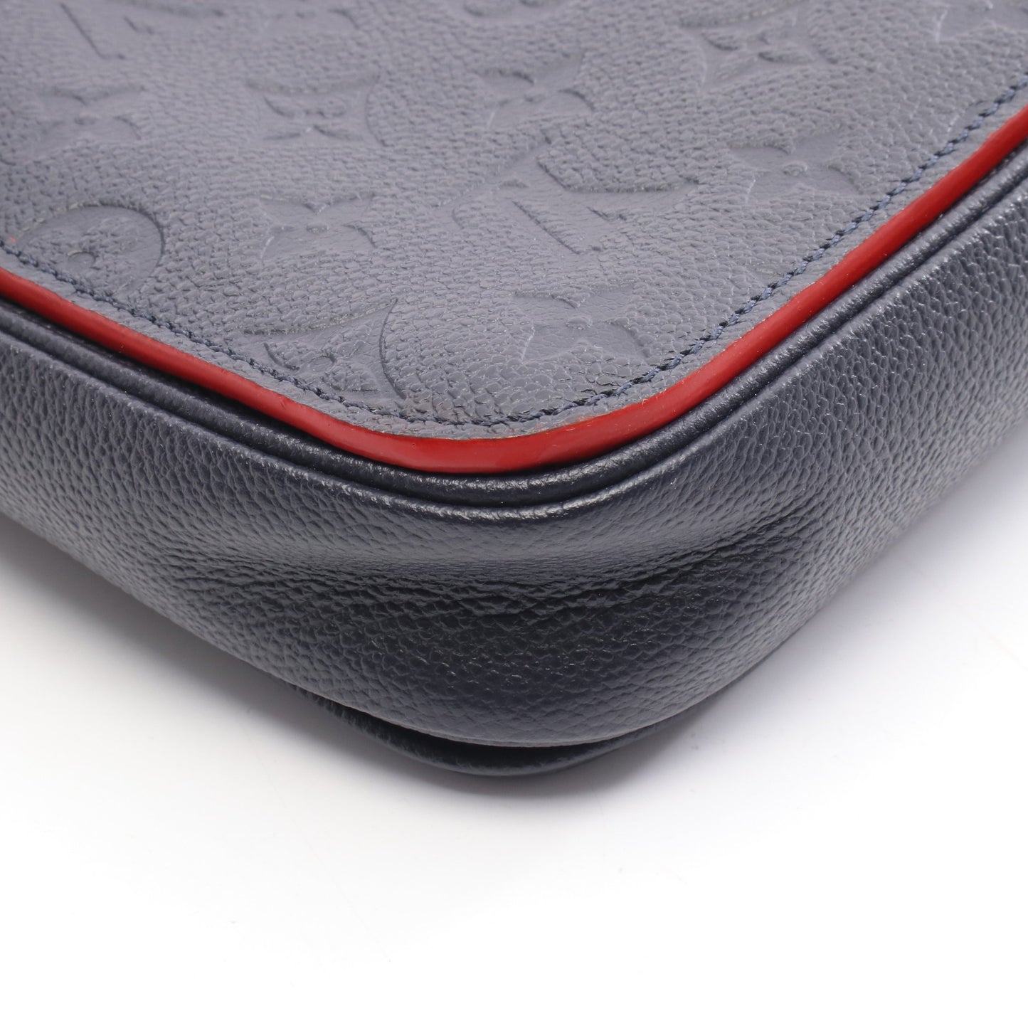 ポシェット メティス モノグラムアンプラント マリーヌルージュ ハンドバッグ レザー ネイビー 2WAY ルイヴィトン バッグ LOUIS VUITTON
