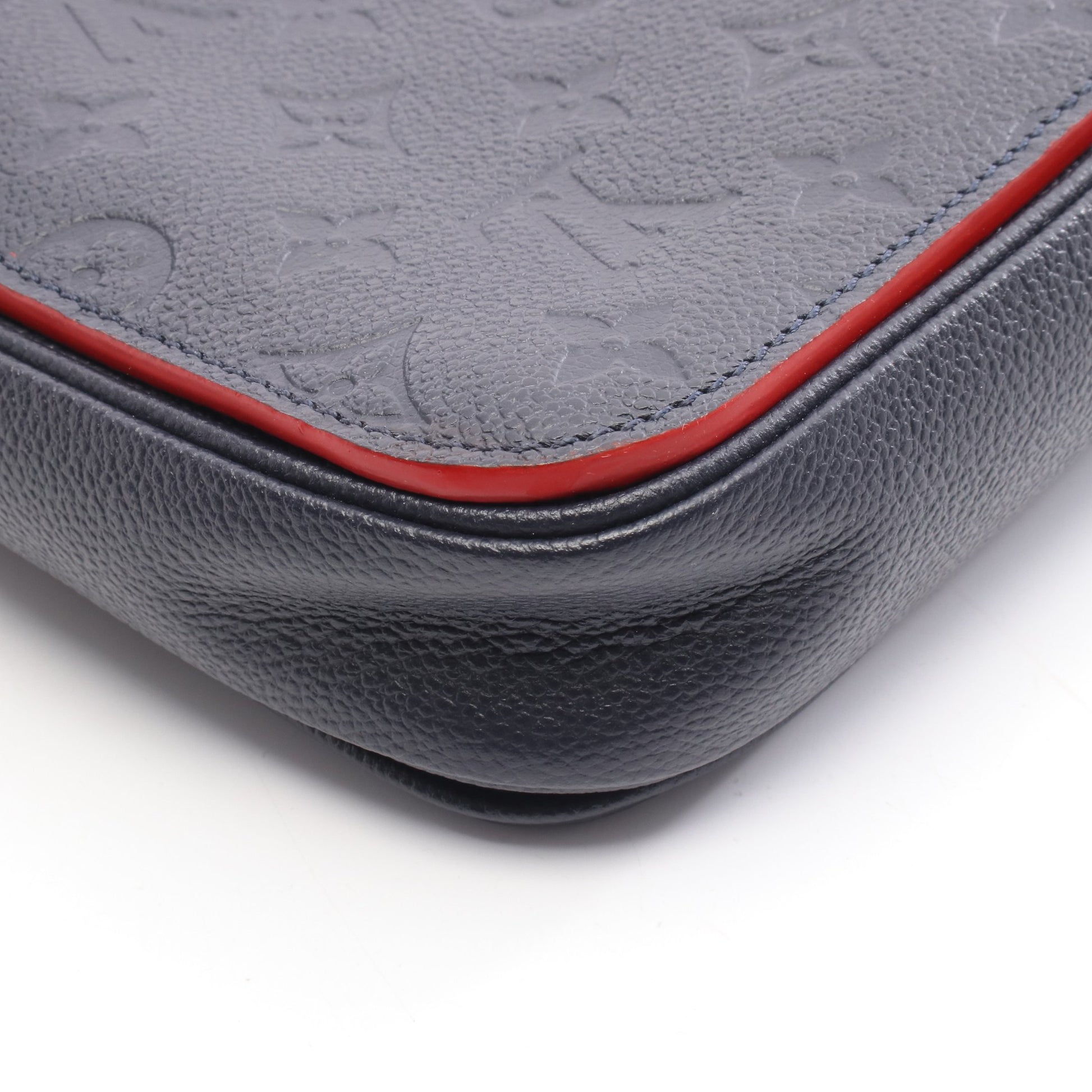ポシェット メティス モノグラムアンプラント マリーヌルージュ ハンドバッグ レザー ネイビー 2WAY ルイヴィトン バッグ LOUIS VUITTON