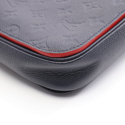 ポシェット メティス モノグラムアンプラント マリーヌルージュ ハンドバッグ レザー ネイビー 2WAY ルイヴィトン バッグ LOUIS VUITTON