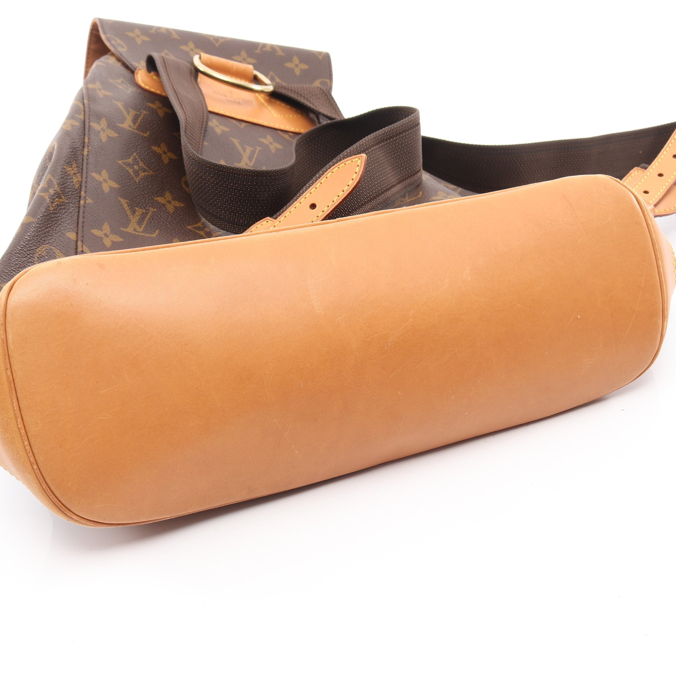 モンスリGM モノグラム バックパック リュックサック PVC レザー