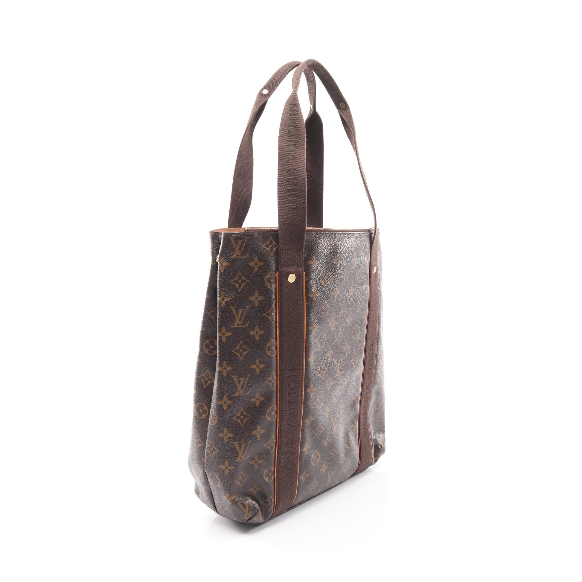 カバ ボブール モノグラム ショルダーバッグ トートバッグ PVC レザー ブラウン ルイヴィトン バッグ LOUIS VUITTON