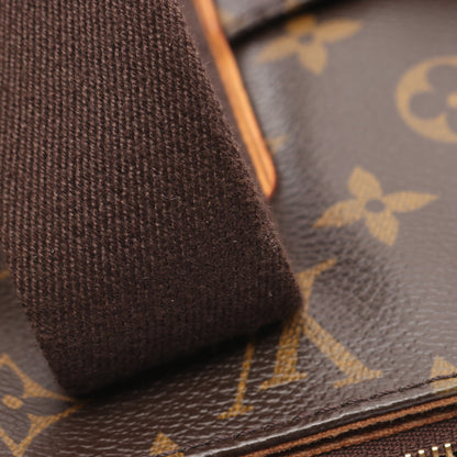 カバ ボブール モノグラム ショルダーバッグ トートバッグ PVC レザー ブラウン ルイヴィトン バッグ LOUIS VUITTON