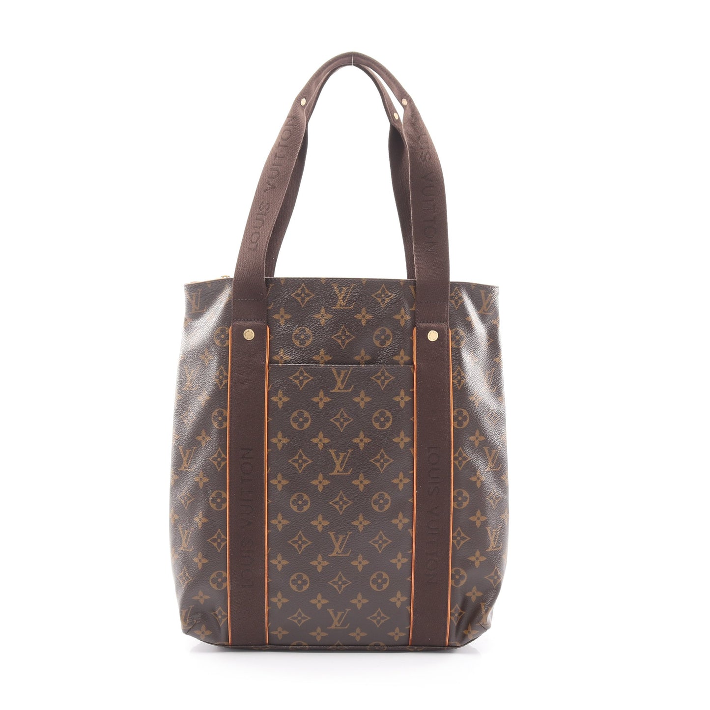 カバ ボブール モノグラム ショルダーバッグ トートバッグ PVC レザー ブラウン ルイヴィトン バッグ LOUIS VUITTON