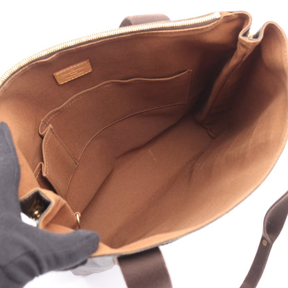 カバ ボブール モノグラム ショルダーバッグ トートバッグ PVC レザー ブラウン ルイヴィトン バッグ LOUIS VUITTON