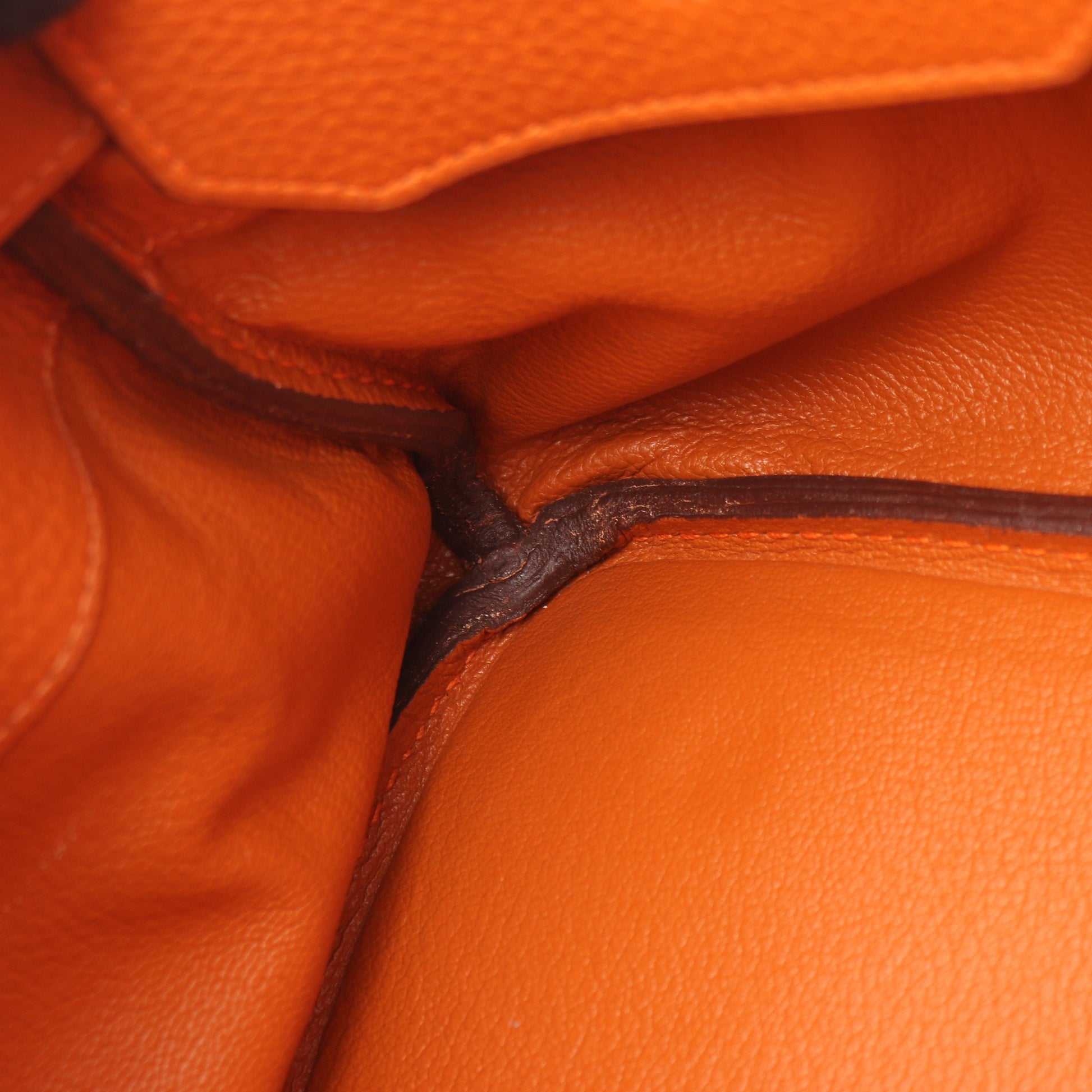 ショルダーバーキン ポティロン ショルダーバッグ トリヨンクレマンス オレンジ ゴールド金具 □H刻印 エルメス バッグ HERMES