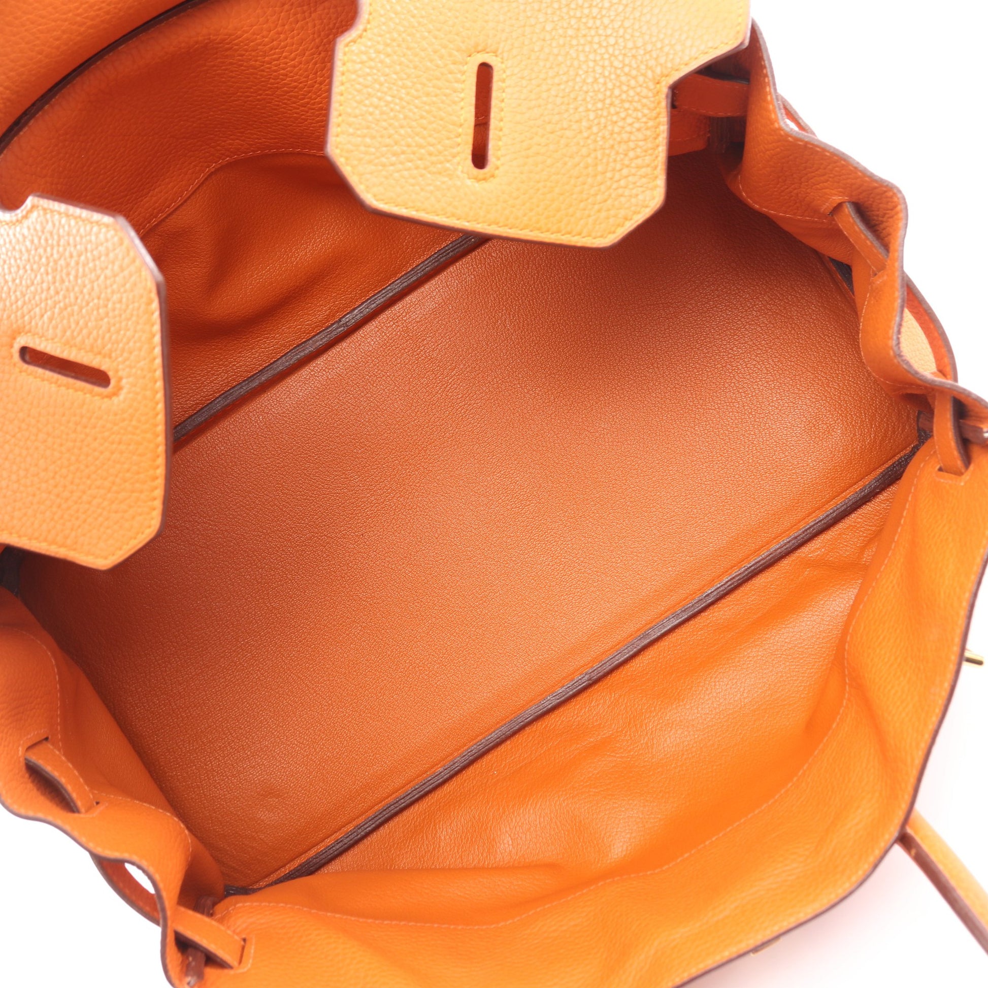 ショルダーバーキン ポティロン ショルダーバッグ トリヨンクレマンス オレンジ ゴールド金具 □H刻印 エルメス バッグ HERMES