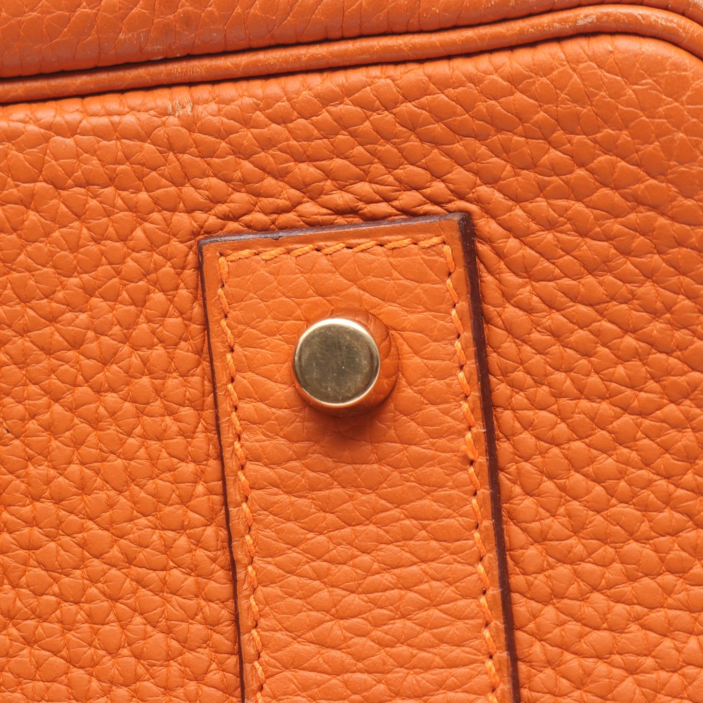 ショルダーバーキン ポティロン ショルダーバッグ トリヨンクレマンス オレンジ ゴールド金具 □H刻印 エルメス バッグ HERMES